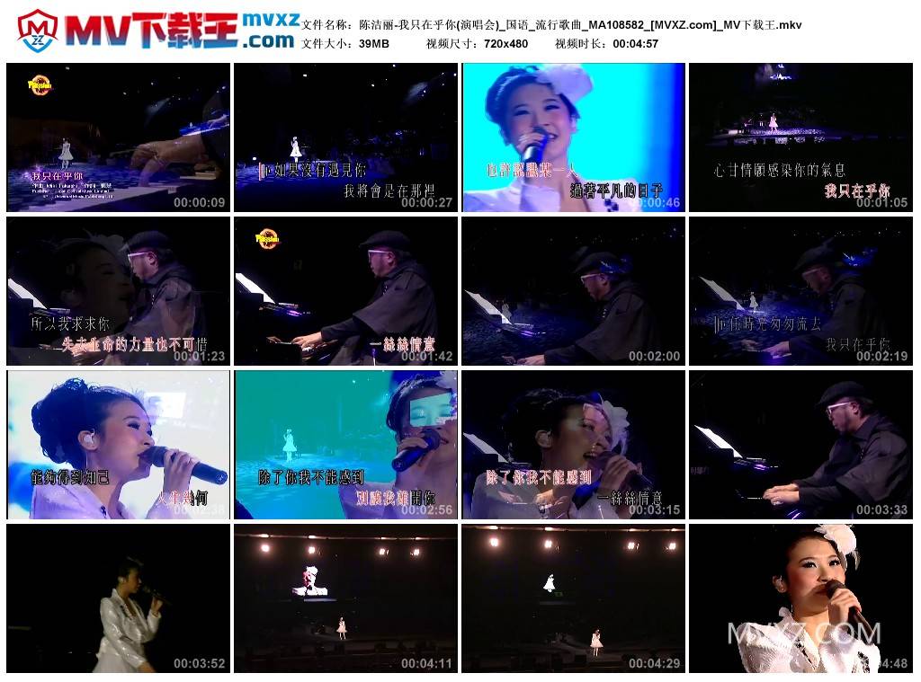 陈洁丽-我只在乎你(演唱会)_国语_流行歌曲_MA108582